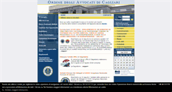 Desktop Screenshot of ordineavvocaticagliari.it