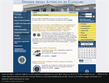 Tablet Screenshot of ordineavvocaticagliari.it